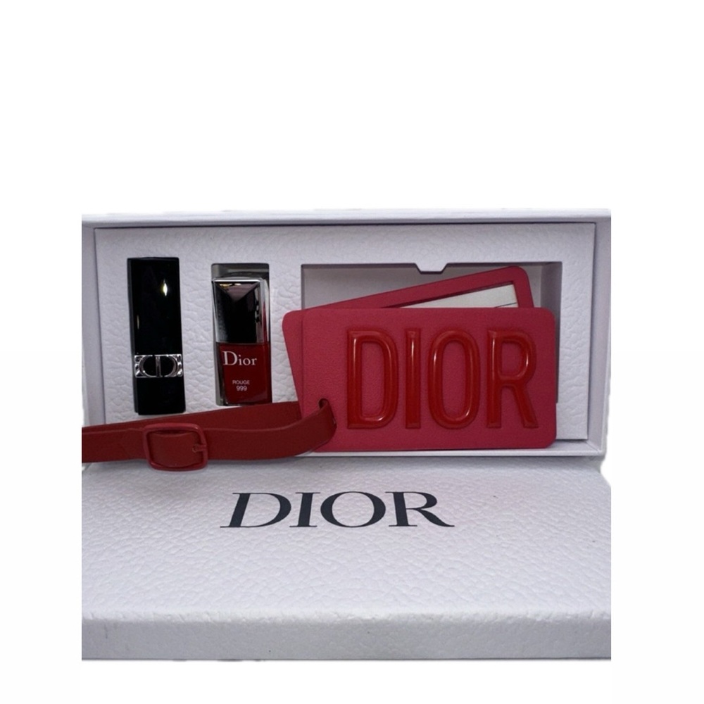 Dior Red Lipstick and Tag Gift Set